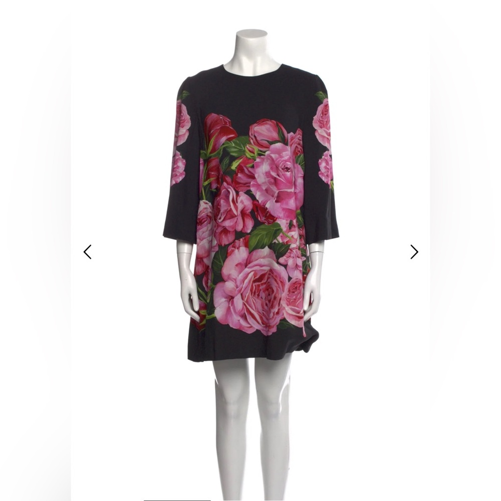 Dolce & Gabbana Floral Print Mini Dress